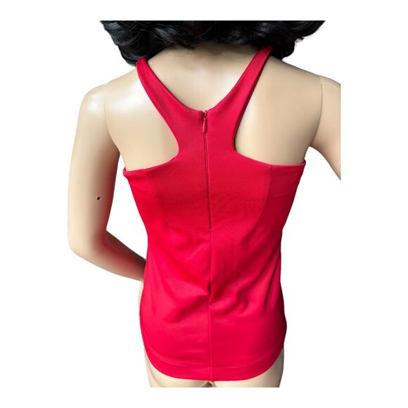 Red sexy tight halter top back zipper closing by Splash size small petite - Picture 7 of 12
